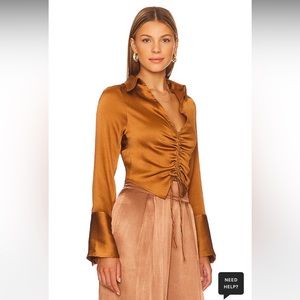 Free People Aurora Top in Tiger Eye